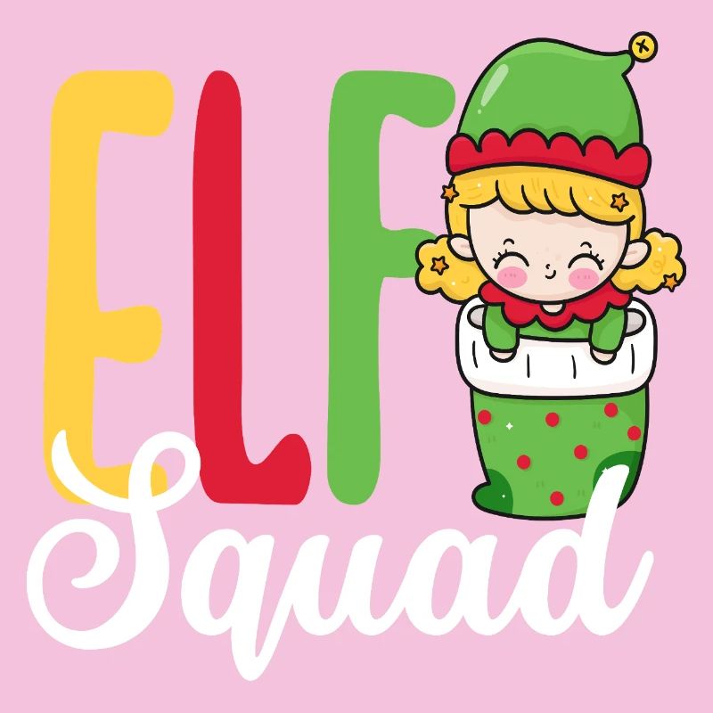 Elf Squad Süßes Elfen Mädchen Weihnachten