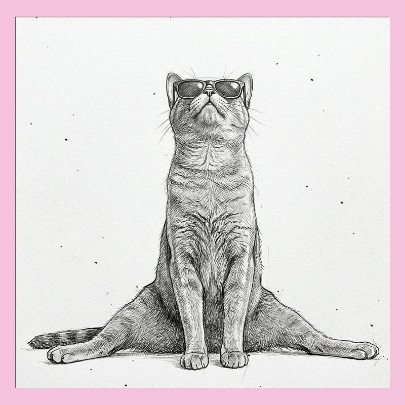 Séparations de yoga pour chats cool