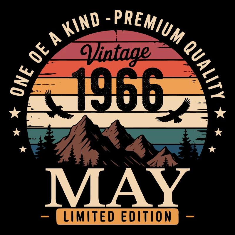 Vintage May 1966 Birthday May 1966