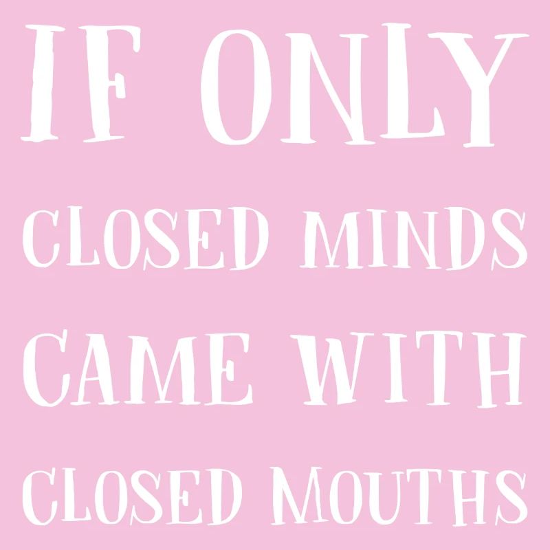 Closed minds, silent words