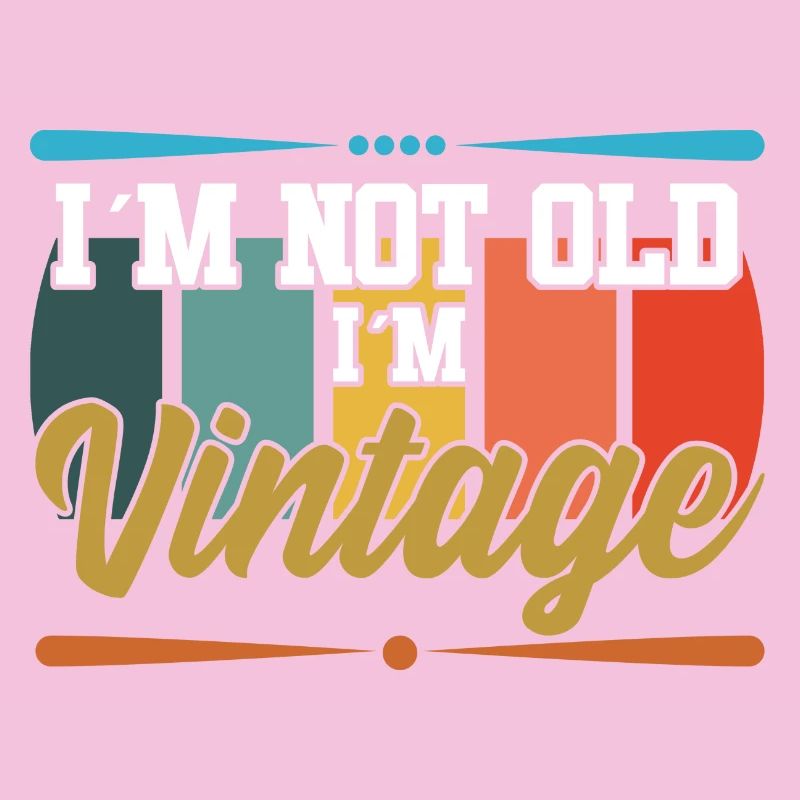 I'm not old textile gift idea
