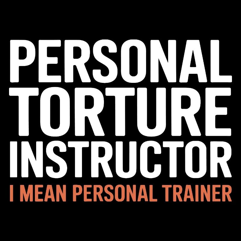 Folter-Instruktor Ich meine Personal Trainer