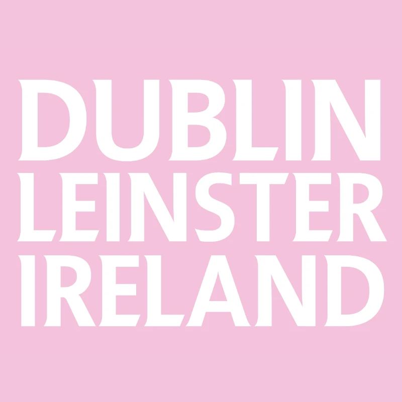 Dublin – Ireland Textdesign