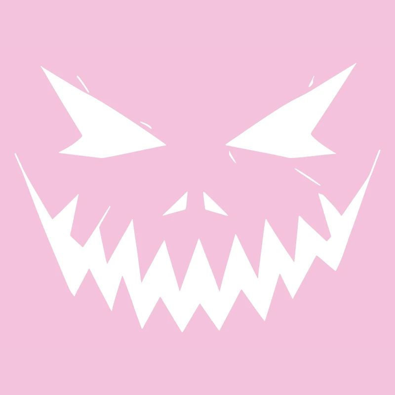 Halloweengesicht Zackenlächeln