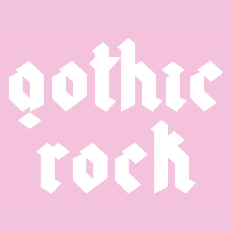 Conception de polices de caractères gothiques rock