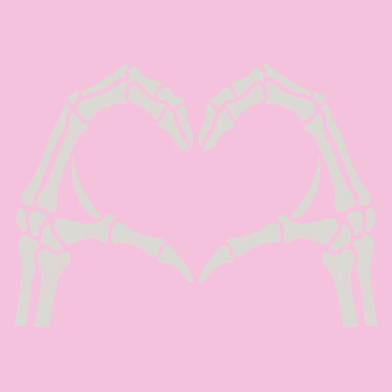 Heart Skeleton Hands
