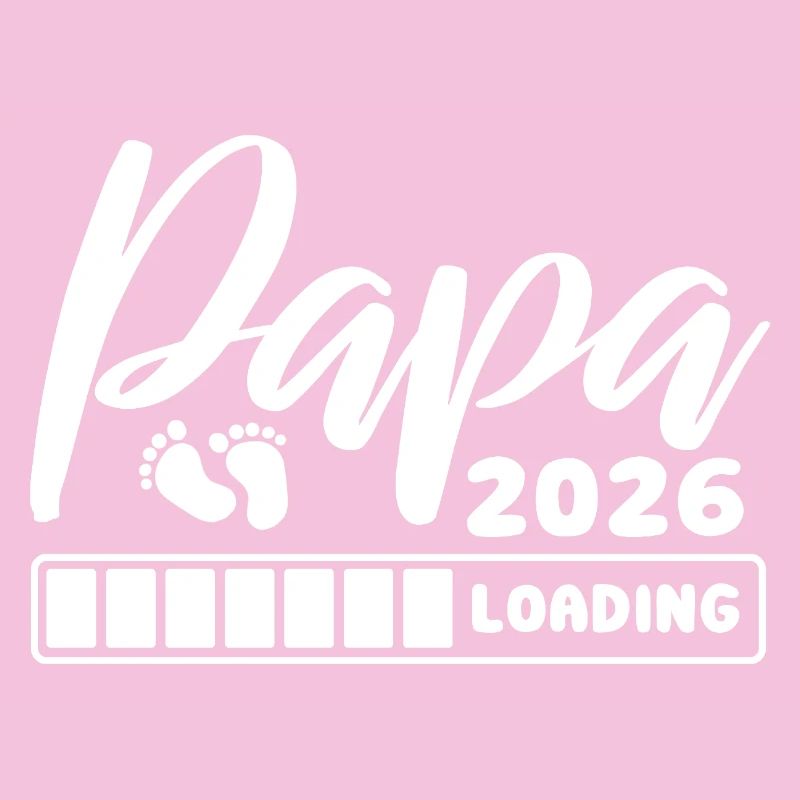 Papa 2026 loading - Schwangerschaft - Geschenk