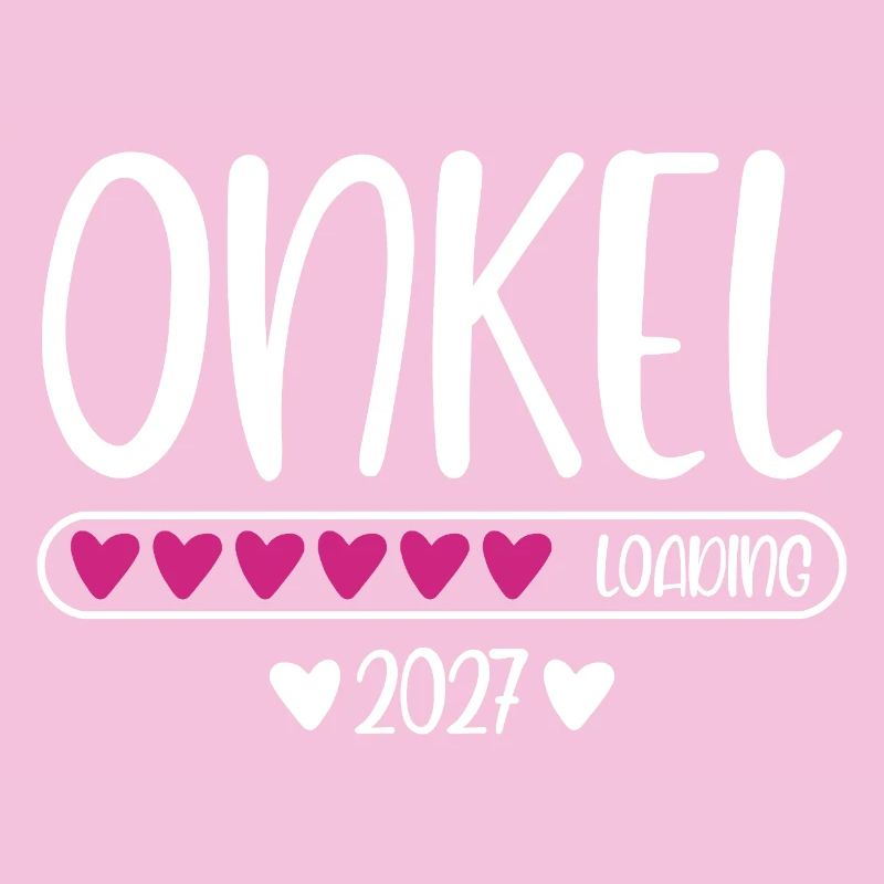 Onkel 2027 loading mit Herzchen Ladebalken