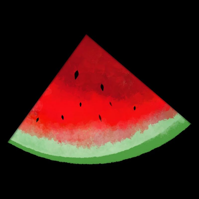 Watermelons piece watercolor