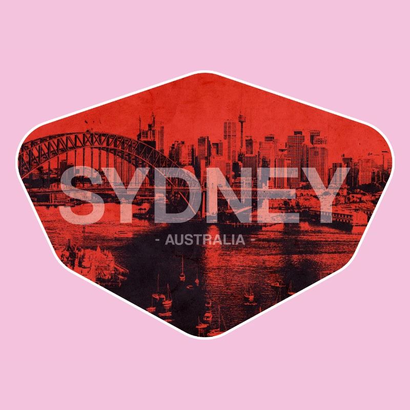 Sydney Retro Skyline Print