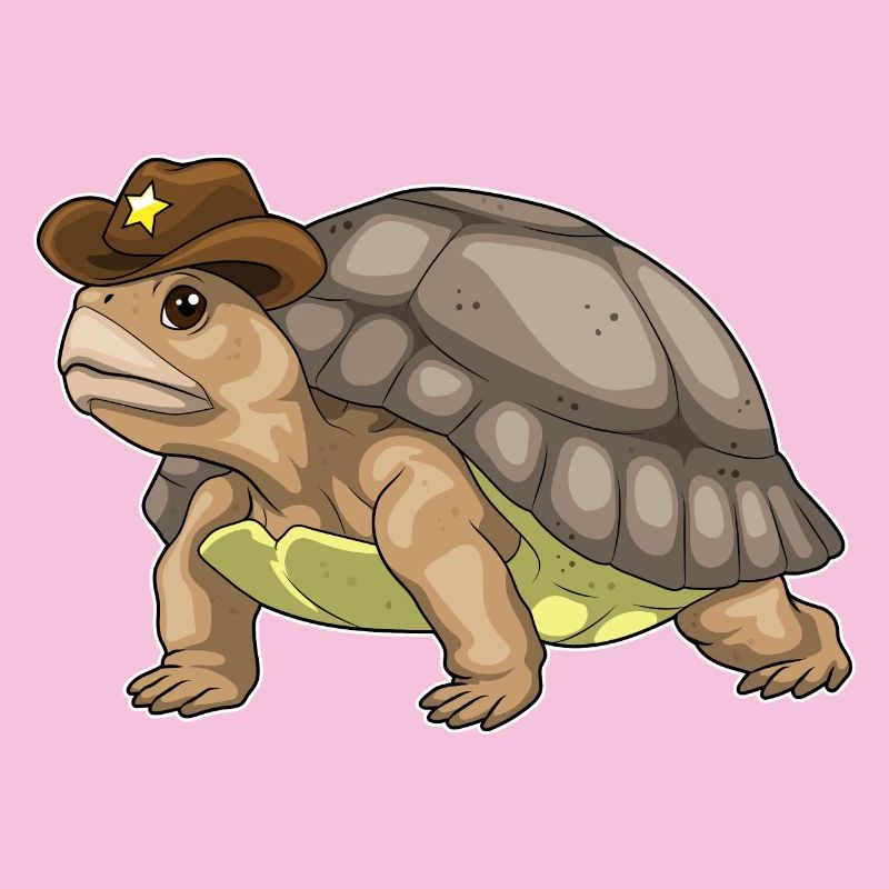 Turtle Sheriff Sheriff's Hat