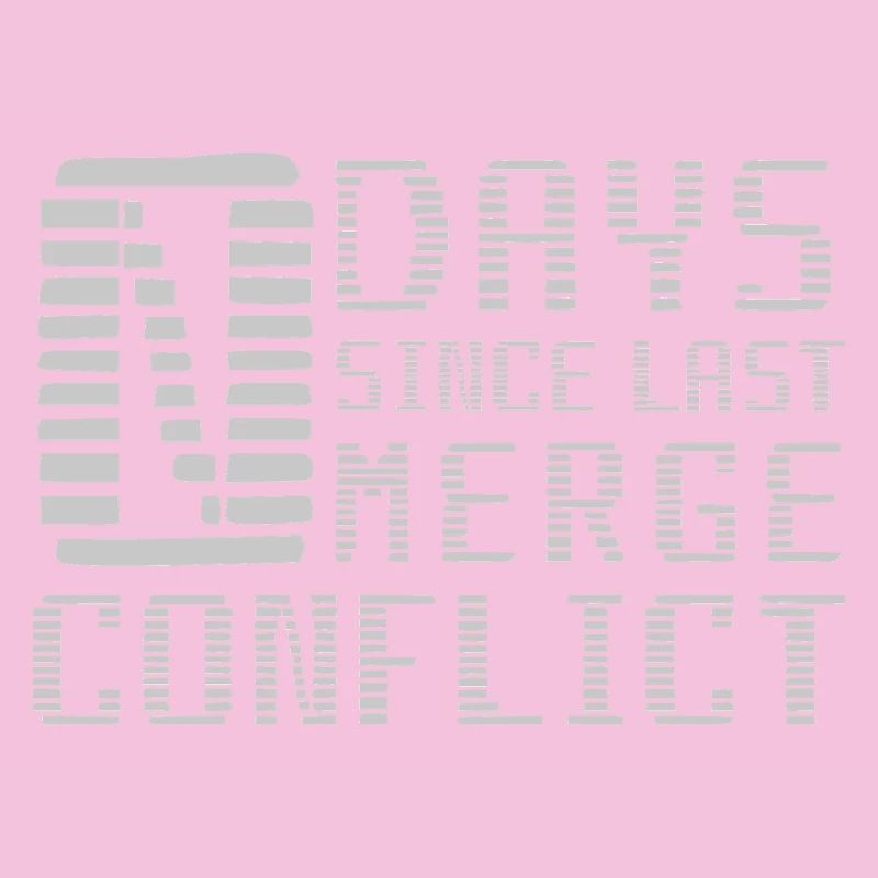Merge Conflict Software Developer Entwickler geek