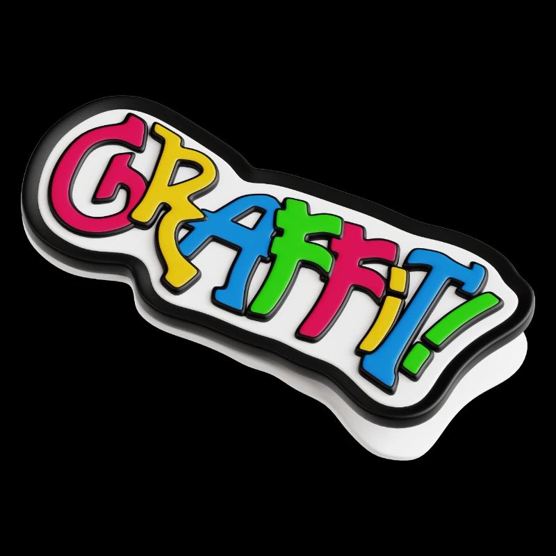 Graffiti lettering 3d effect