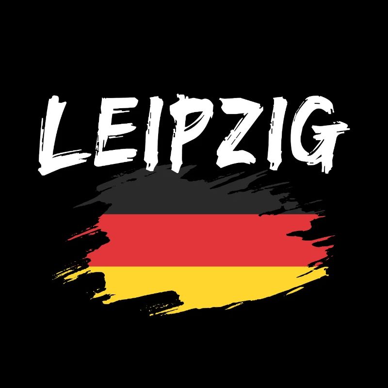 Leipzig Allemagne Drapeau