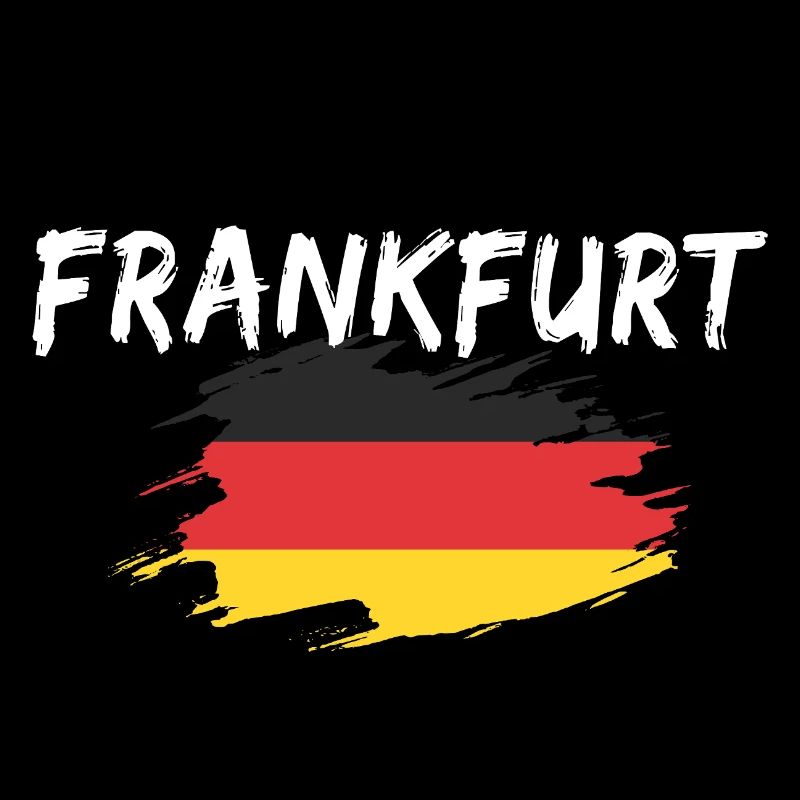 Frankfurt Deutschland Flagge