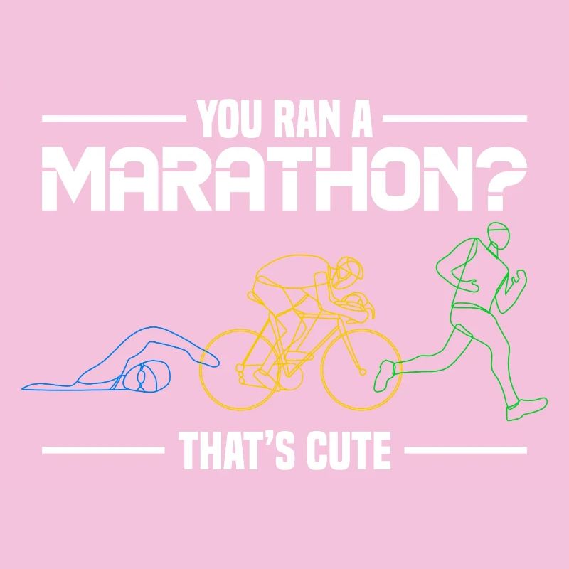 Humour marathonique - Avez-vous couru un marathon ? C’est mignon