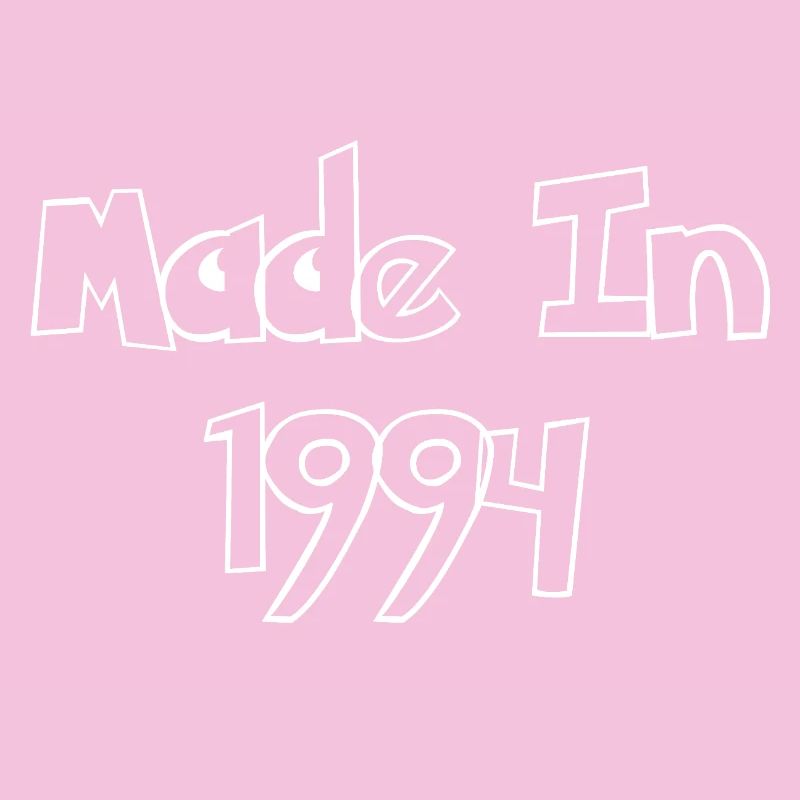 Fabriqué en 1994 Typographie rétro