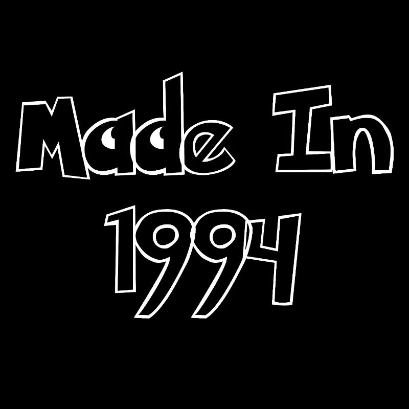 Fabriqué en 1994 Typographie rétro