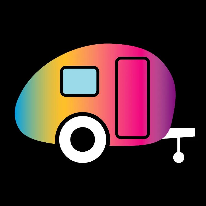 Caravane Caravane Gradient Camping Camper Fan