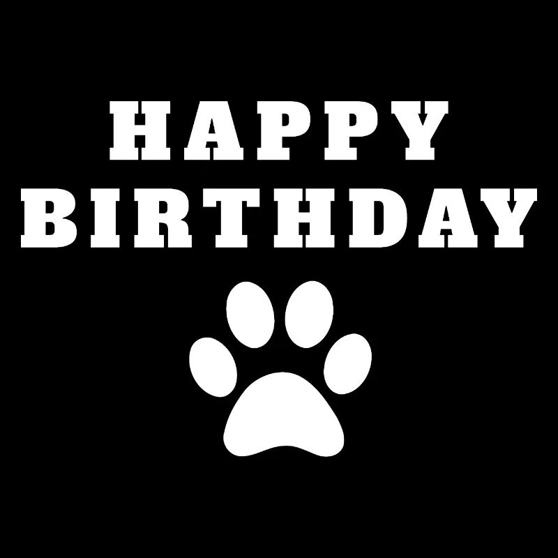 Joyeux anniversaire chien