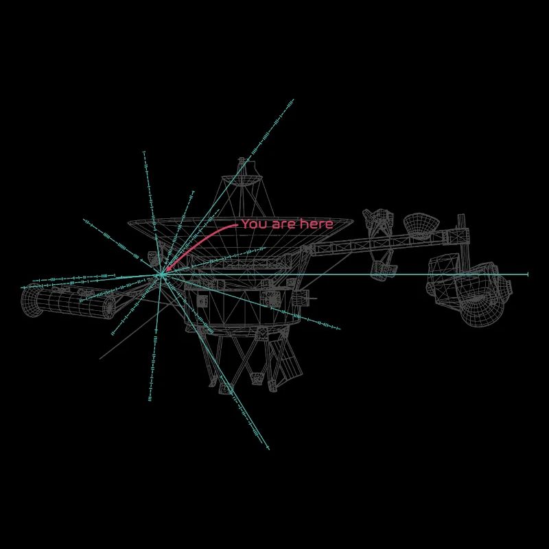 Voyager Pulsar Map Golden Record Space Probe
