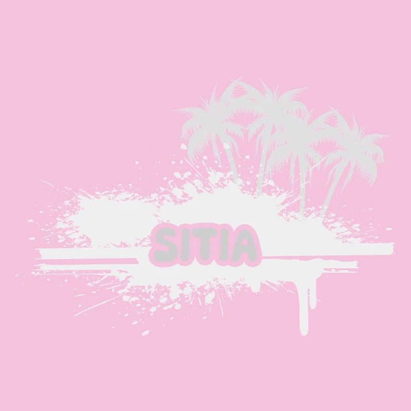 Sitia as palm trees
