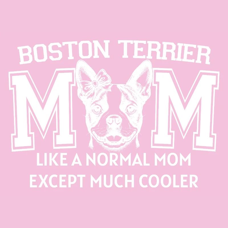 Boston Terrier Maman Amoureuse du chien Art mignon de chiot