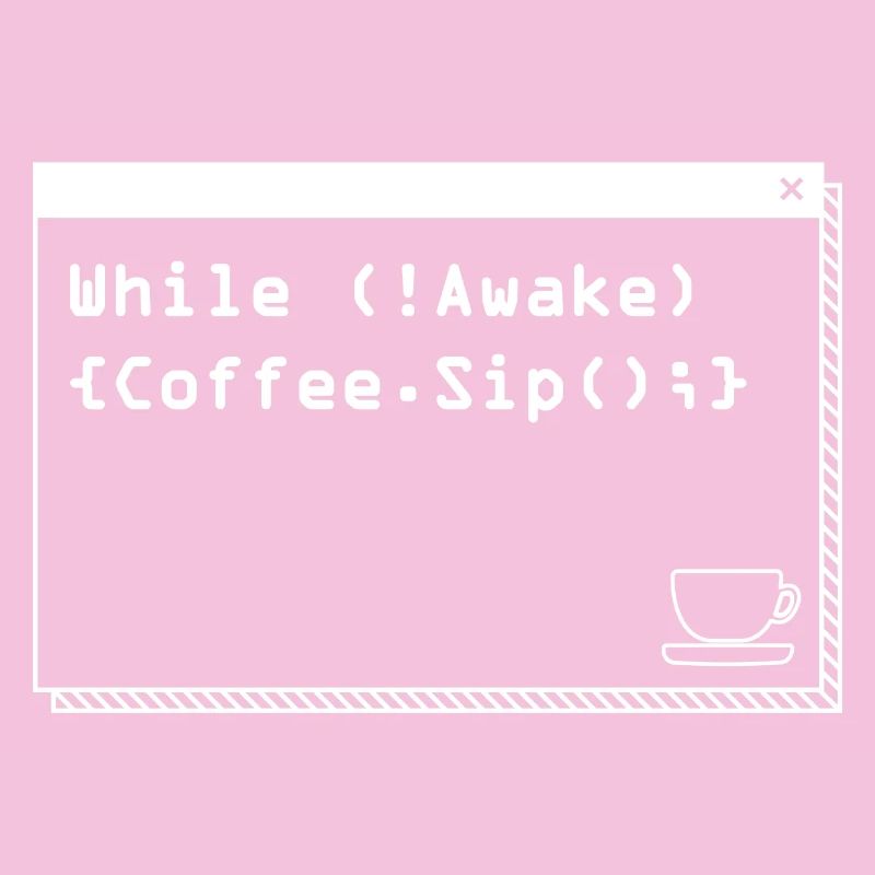 Aus Kaffee Code generieren Programmierer