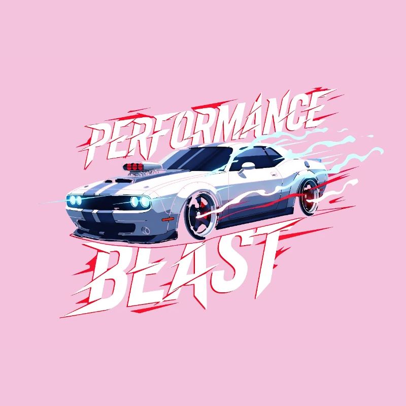Conception de performance de muscle car