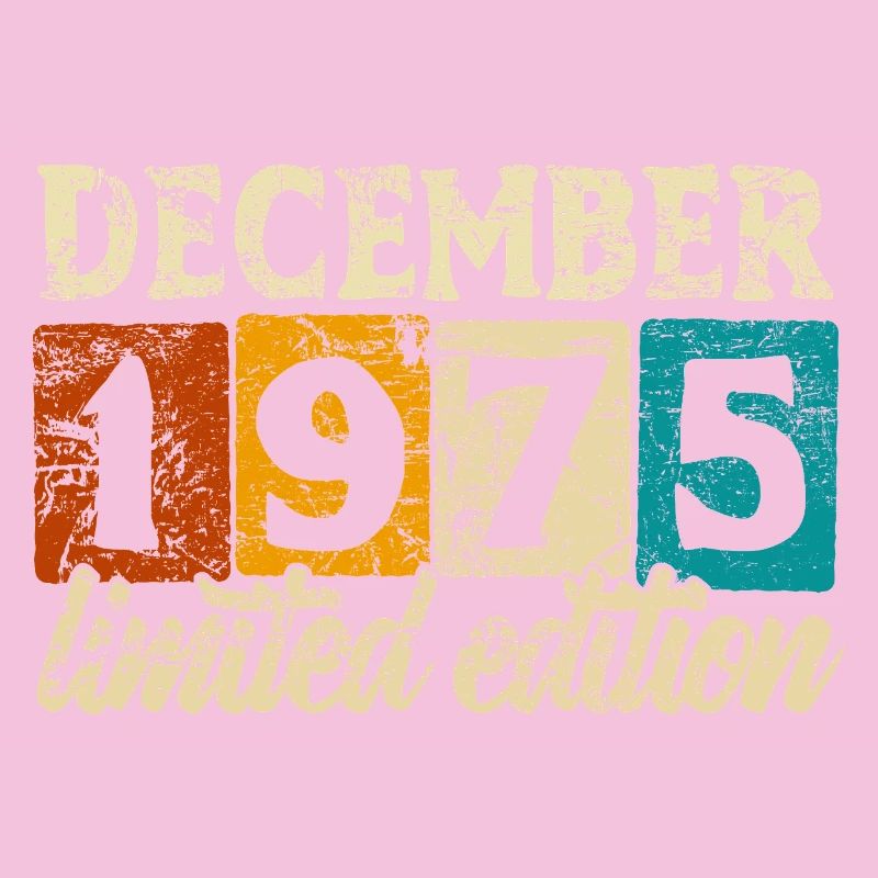 Édition limitée cadeau d’anniversaire de décembre 1975