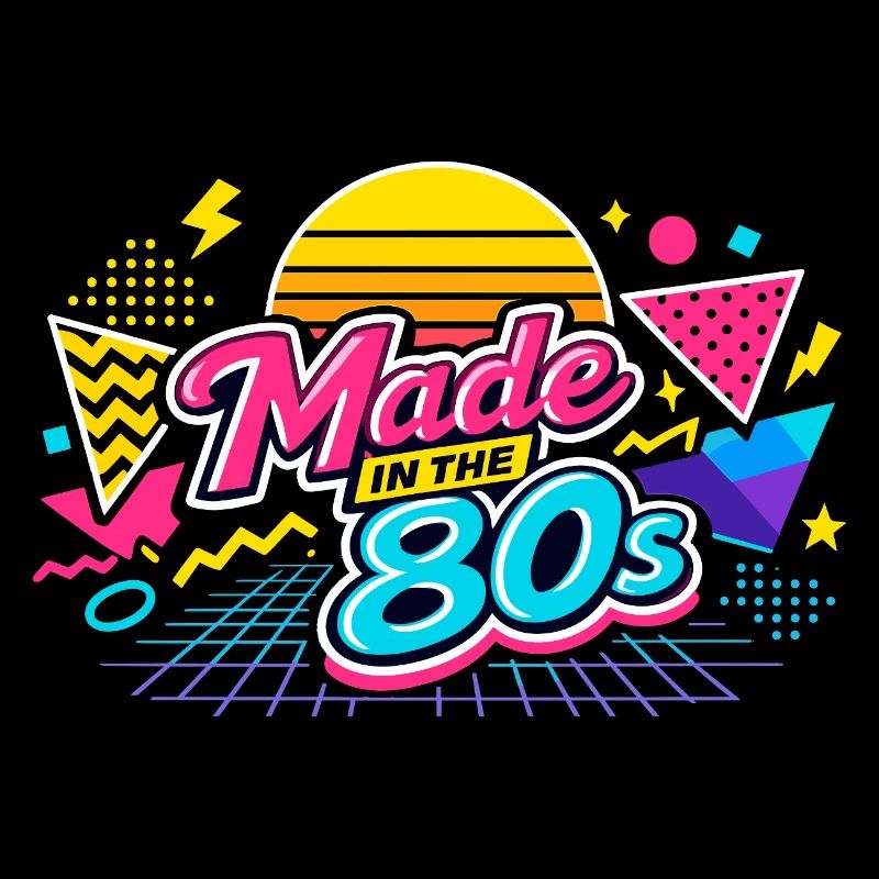 Made in the 80s Neon Retro
