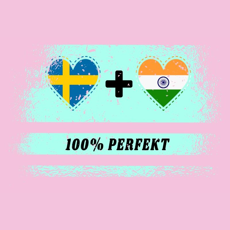 Inde et Suède 100% Parfait / Cadeau