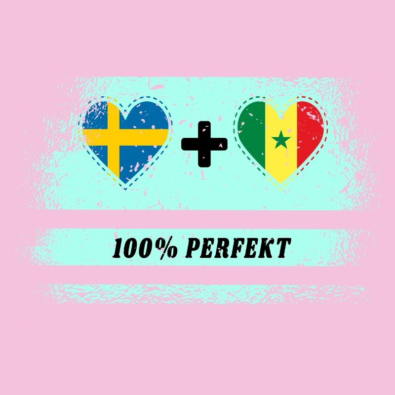 Senegal und Schweden 100% perfekt / Geschenk