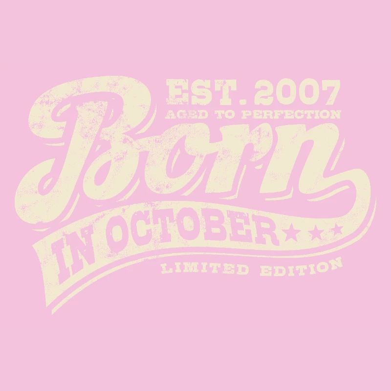 Born in October 2007 - Birthday - Gift