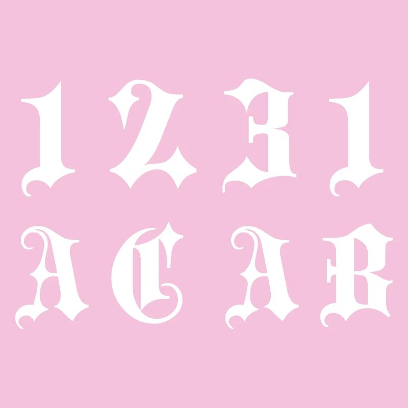 Gothic Monogramm 1231