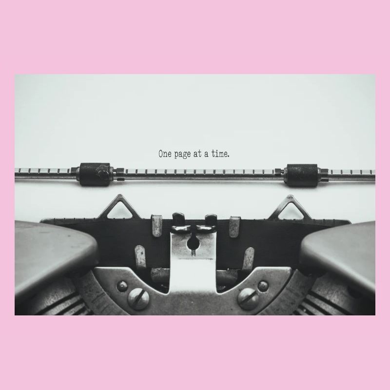 One Page At A Time Typewriter Design