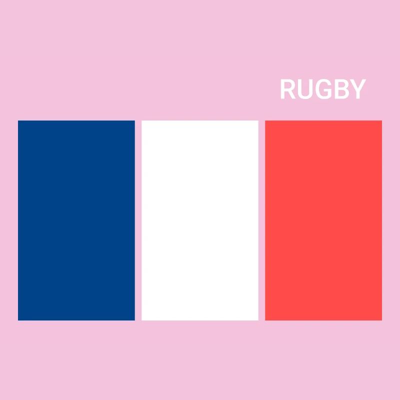 Rugby Drapeau Français