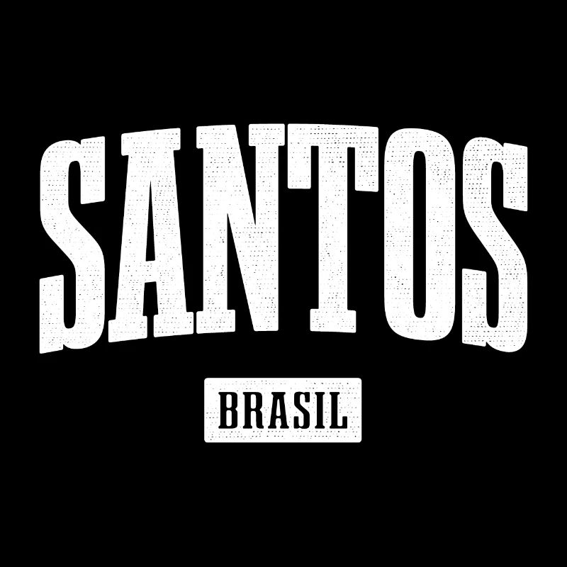 Santos Brasil Schriftzug Contrast
