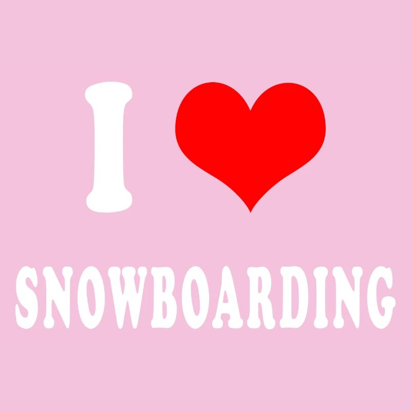 Ich liebe Snowboarden