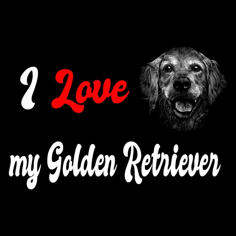 J'adore mon golden retriever