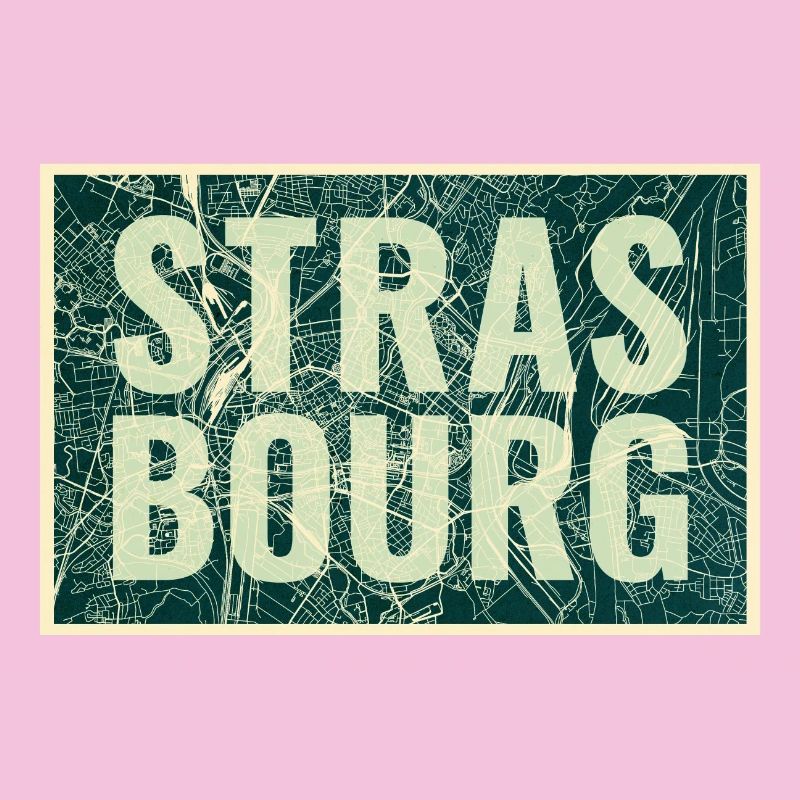 Strasbourg City Map – Urban Design