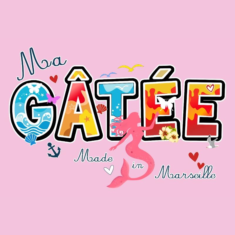 Ma Gatée, Expression marseillaise, valentines gift