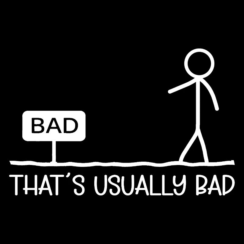 That's Usually Bad Stick Figure Humor Jokes