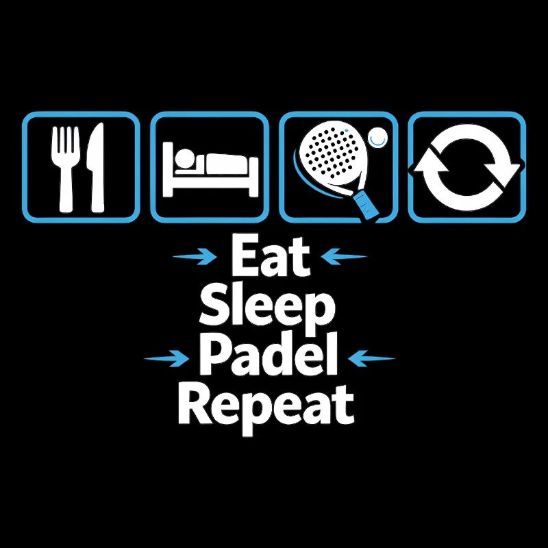 Mange, Dors, Padel Répétition – Mode de vie Padel