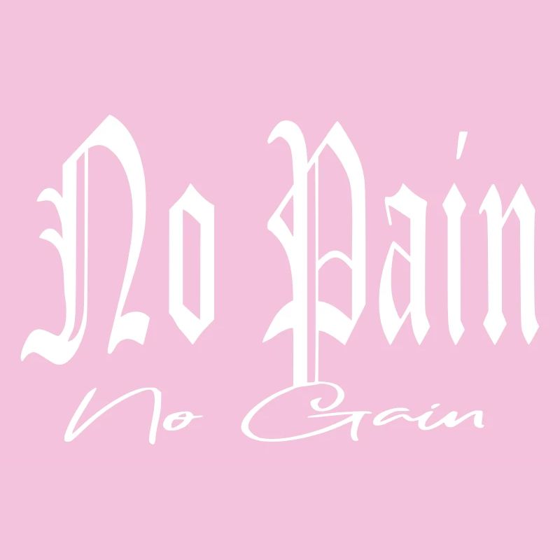 pas de douleur sans tatouage de gain