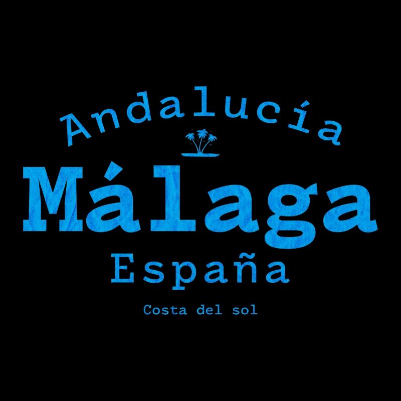 Malaga Andalousie Bleu côtier