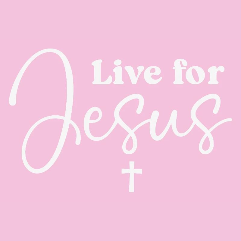 Live for Jesus Script Typografie
