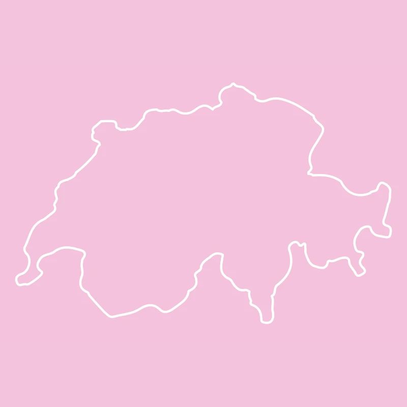 Schweiz Land Kontur