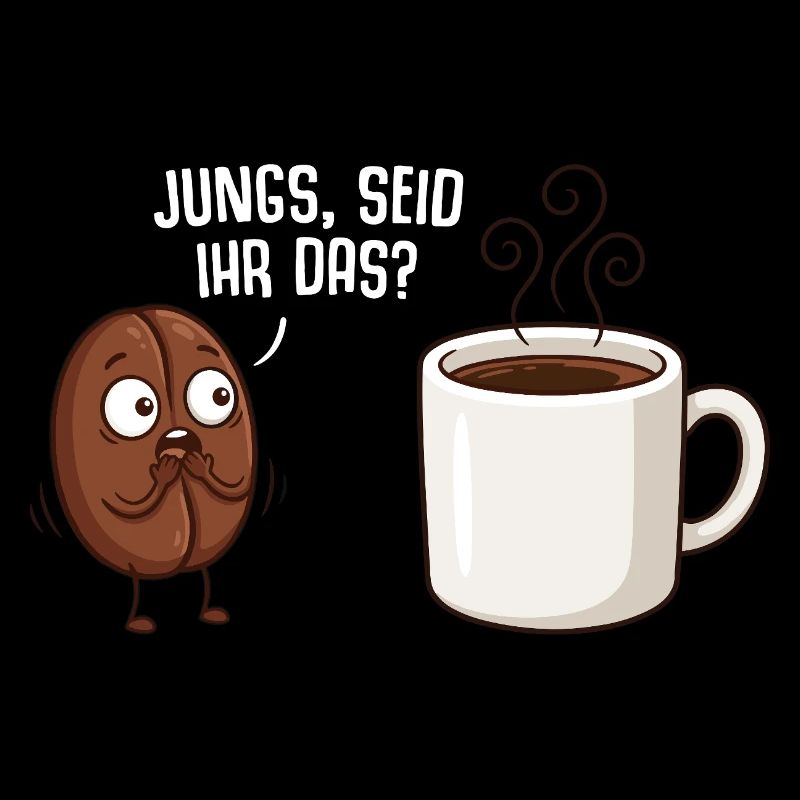Les amateurs de café, les gars, êtes-vous le grain de café