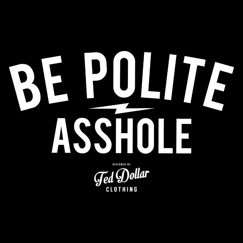 Slogan provocateur en typographie bold
